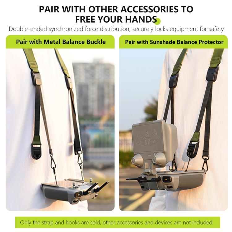 For DJI RC / RC 2 / RC Pro STARTRC QuickLink Double-Ended Neck Strap For DJI RC / RC 2 / RC Pro STARTRC QuickLink Double-Ended Neck Strap